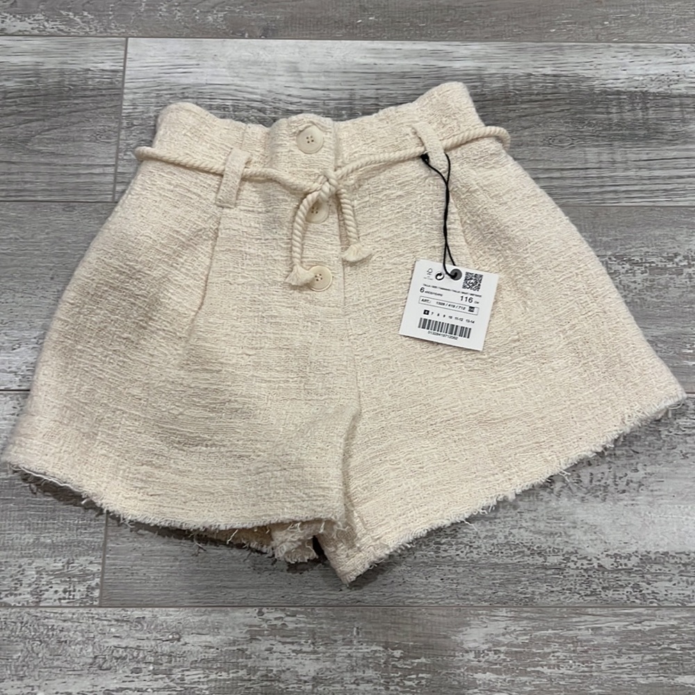 Zara Structured Shorts w/Drawstring - Picture 4 of 7